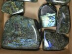 Lot: + Lbs Free-Standing Polished Labradorite - Pieces #91342-2